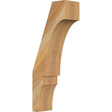 Ekena Millwork 4"W x 8"D x 20"H Balboa Rough Sawn Knee Brace, Western Red Cedar BRC04X08X20BOA00RWR